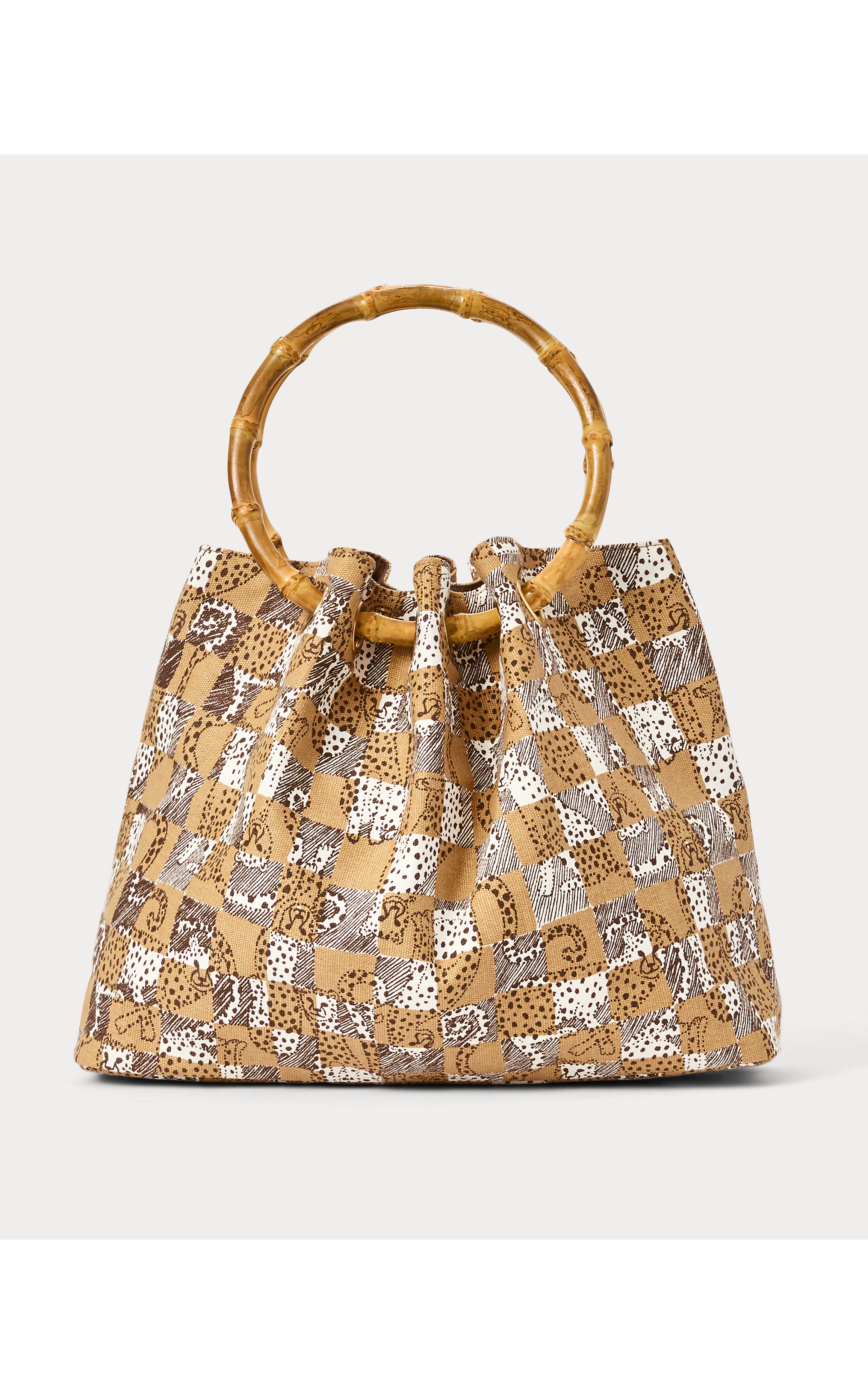 Gwp Bamboo Bag In Lil Cheetah Checks