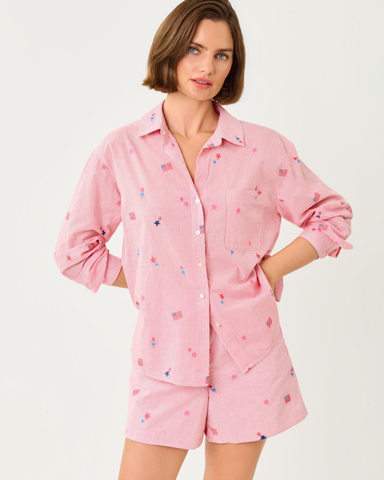 Bondi Button Down In Its A 250Th Celebration Stripe