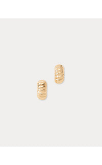 SYMPEONY EARRINGS IN GOLD METALLIC