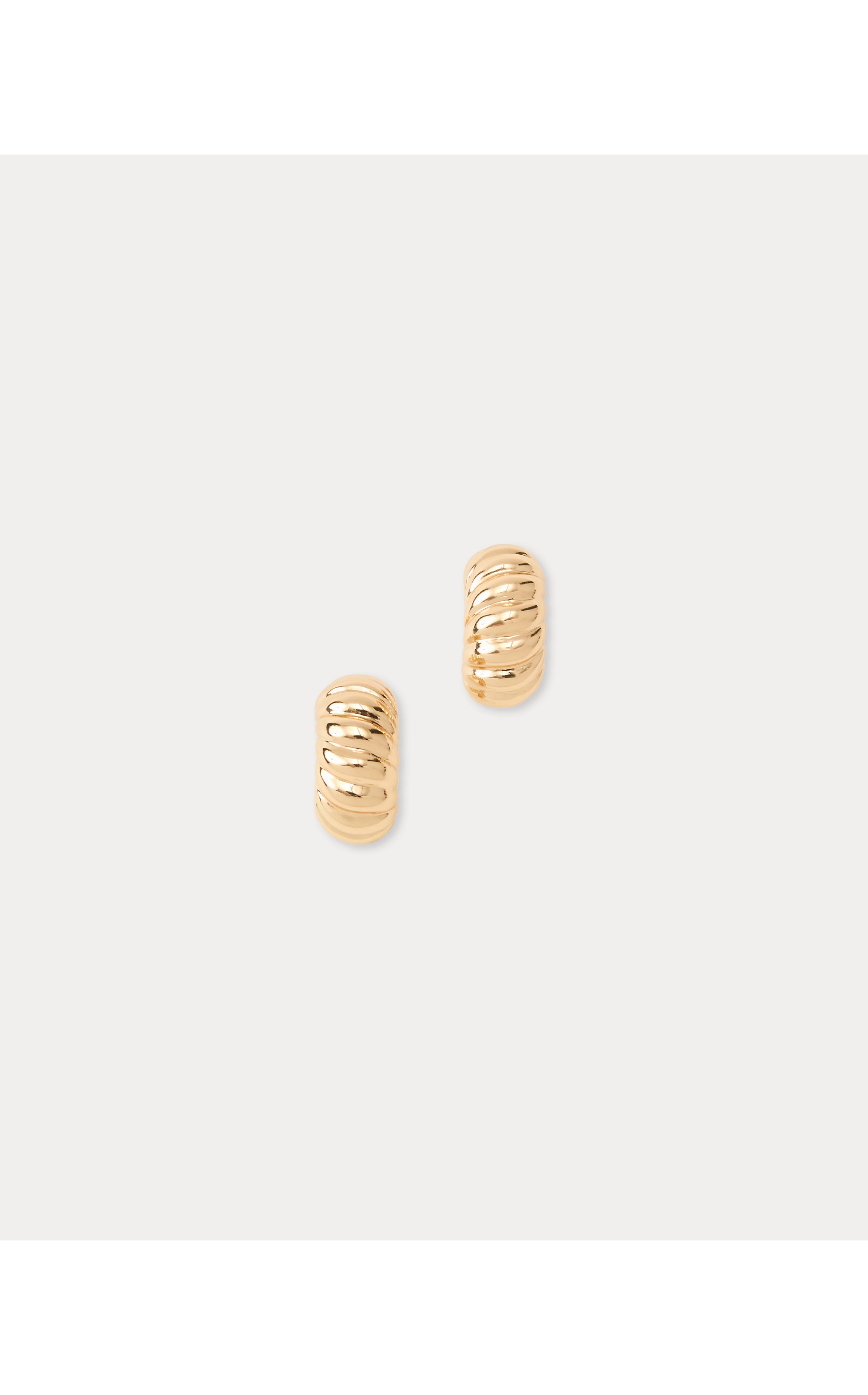 SYMPEONY EARRINGS IN GOLD METALLIC
