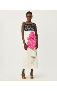 VENA STRETCH MAXI DRESS IN OVERSIZED BIG LILLYS