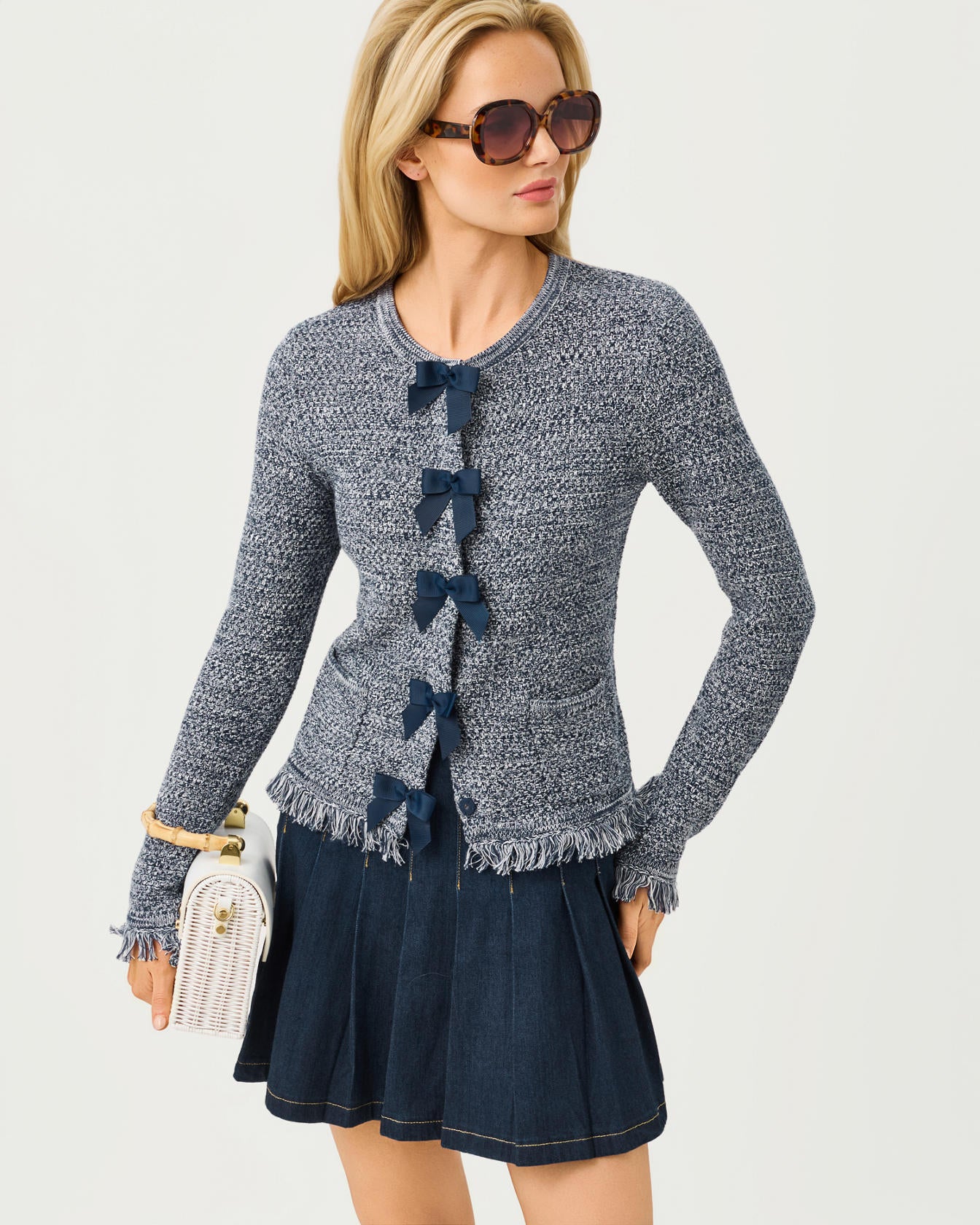 JAYCI DENIM MINI SKIRT IN DARK WASH