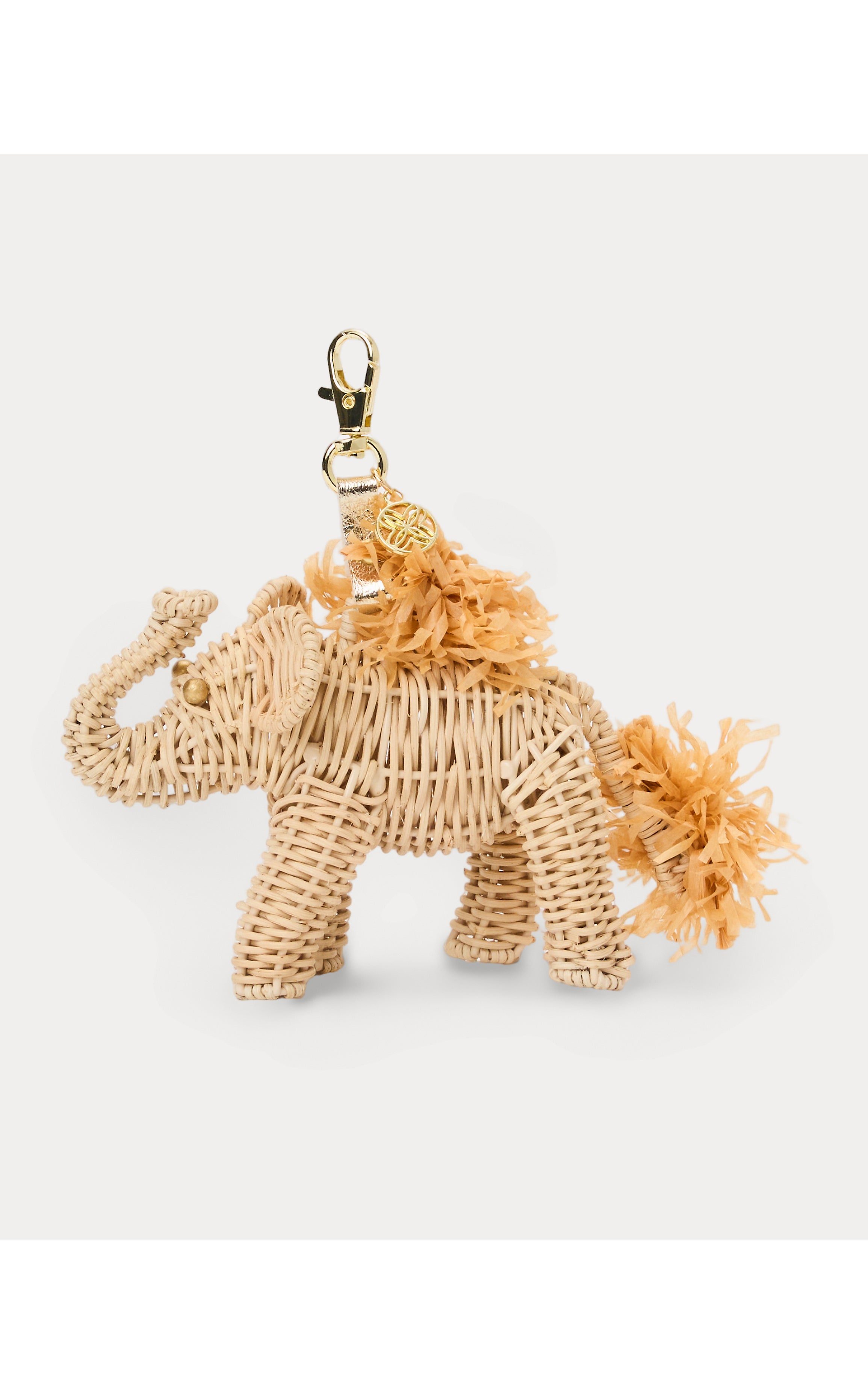 GWP ELEPHANT BAG CHARM IN NATURAL
