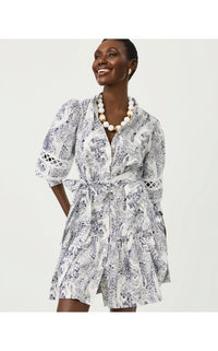 DRENA DRESS IN LIL PALM PROWL