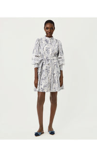 DRENA DRESS IN LIL PALM PROWL