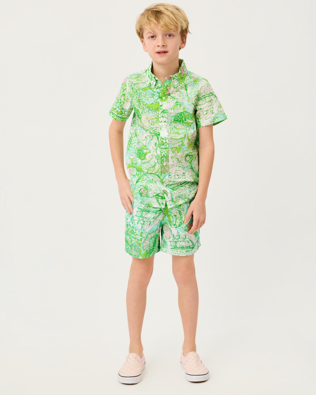 Lavin Button Down Top In Ship To Shore