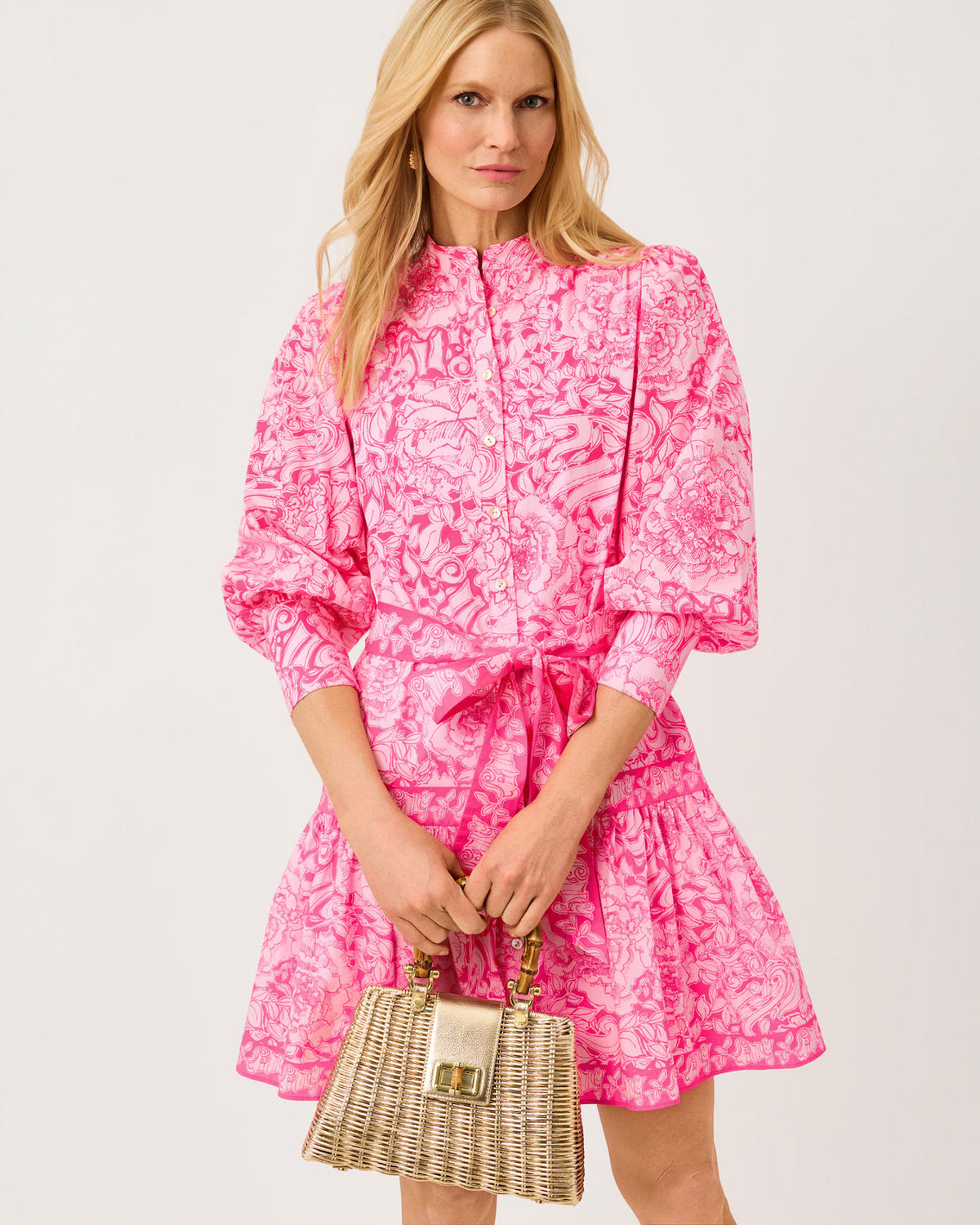 DRENA DRESS IN A ROSE BY ANY OTHER NAME