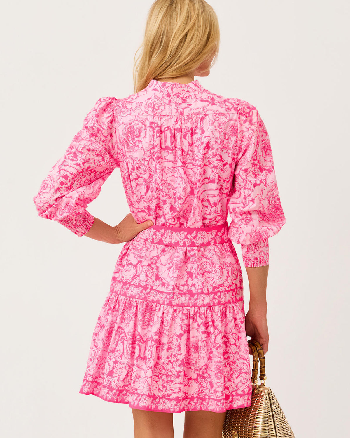 DRENA DRESS IN A ROSE BY ANY OTHER NAME
