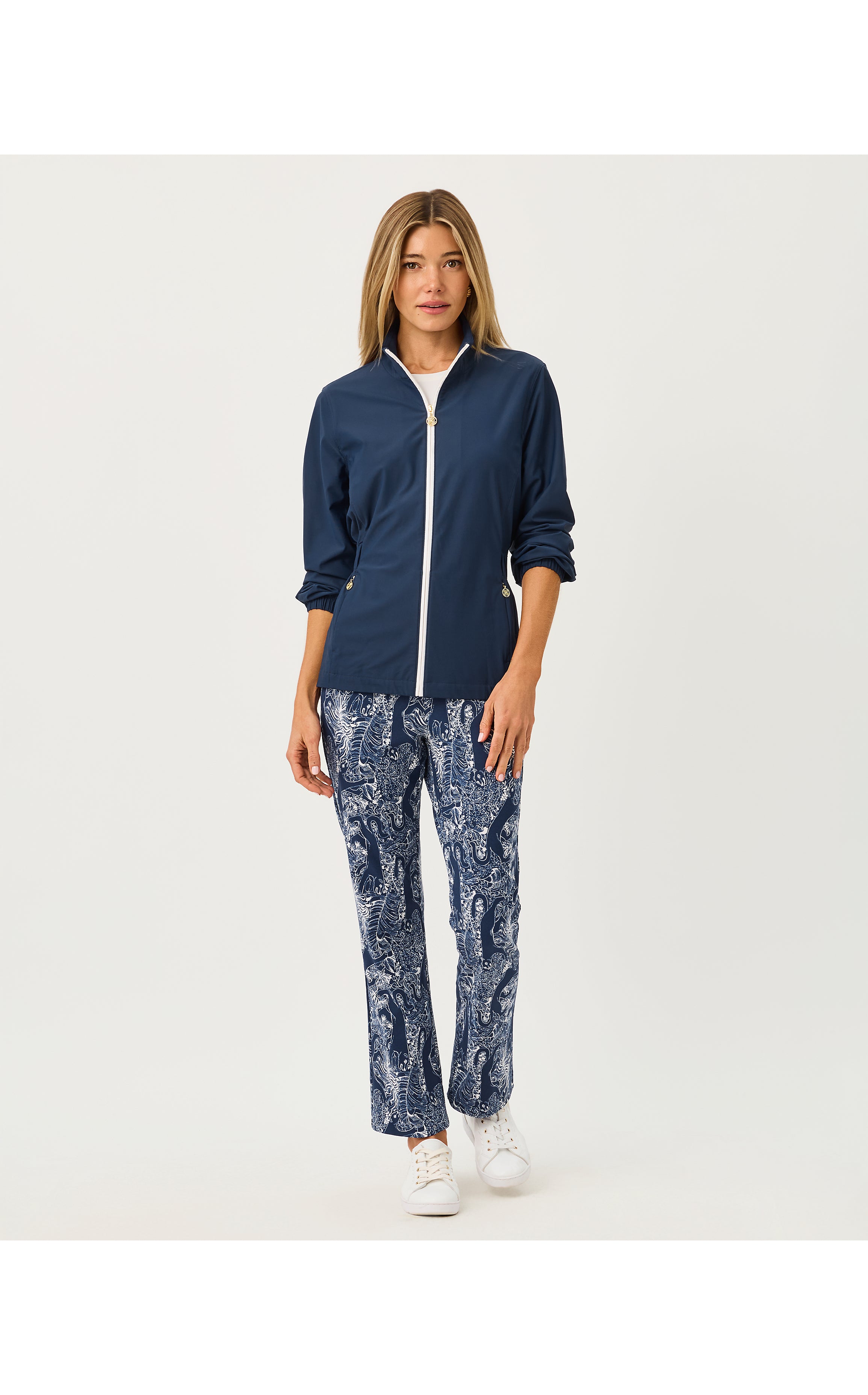 AINSLEY JACKET UPF 50+ IN LOW TIDE NAVY