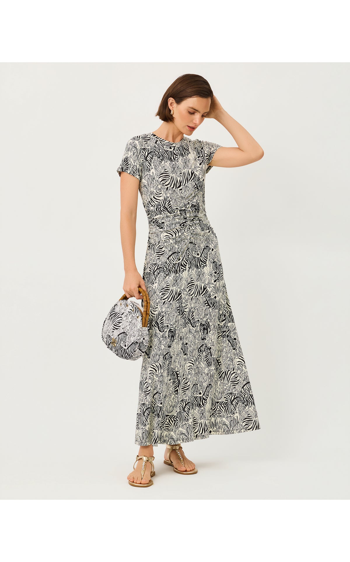 ALMA MIDI DRESS UPF 50+ IN COCONUT