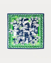 POINCIANA SILK SCARF IN CANINE COUTURE