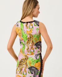 ANNALEESE SLEEVELESS TOP IN LILLYS ZOO