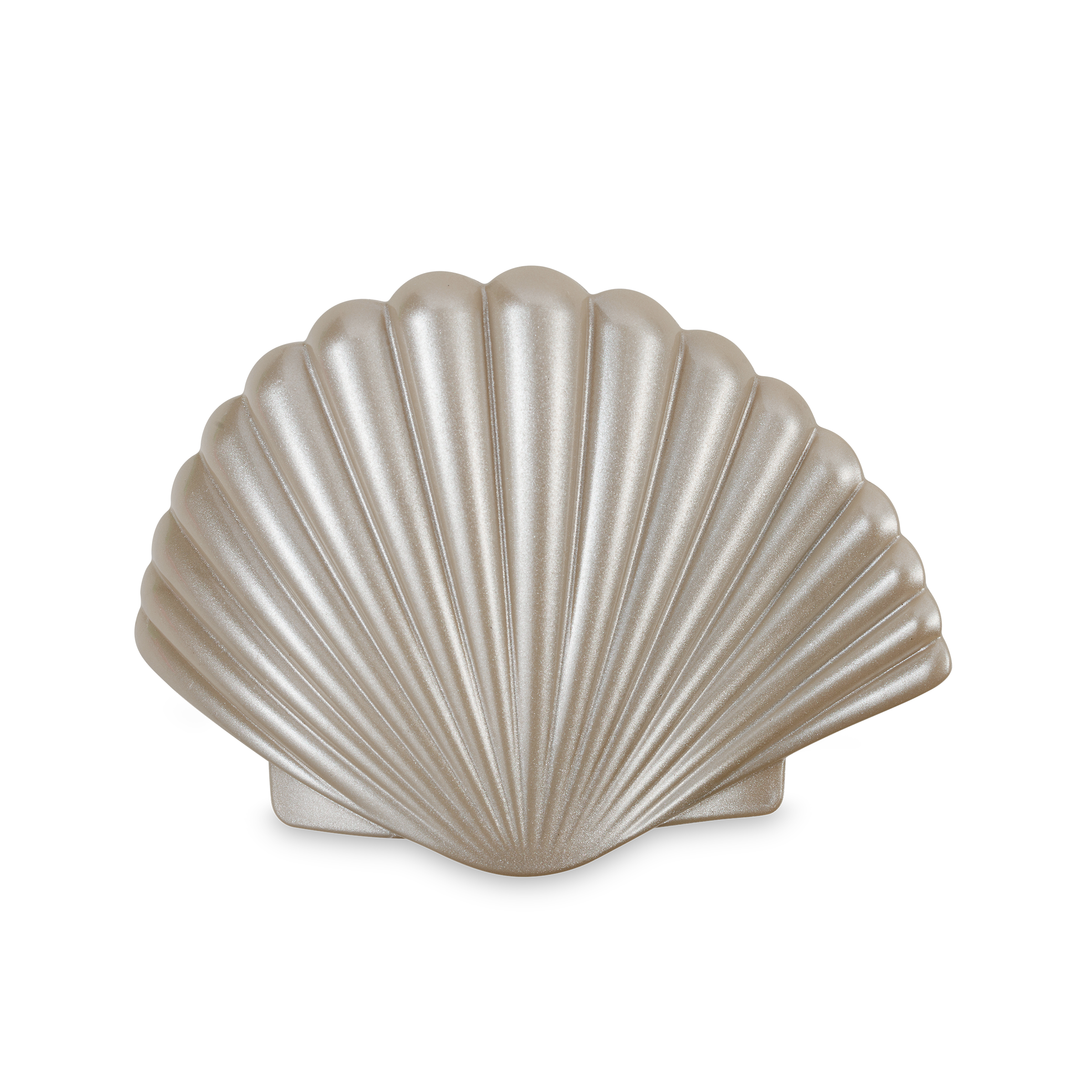 TELETIES - Shimmering Shell | Medium | Flat Hair Clip