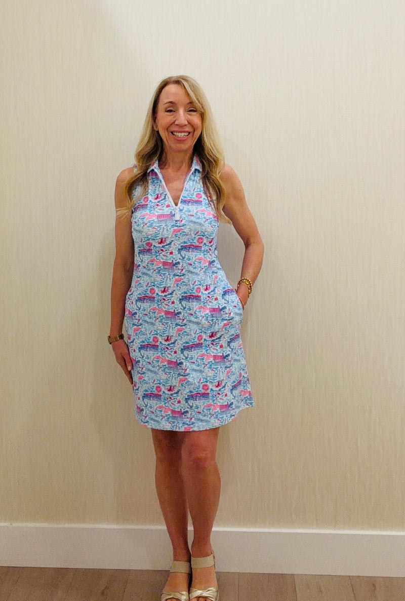 NAUTICAL ST PETE KATHERINE DRESS Pink Soleil NAUTICAL ST PETE KATHERINE DRESS Pink Soleil