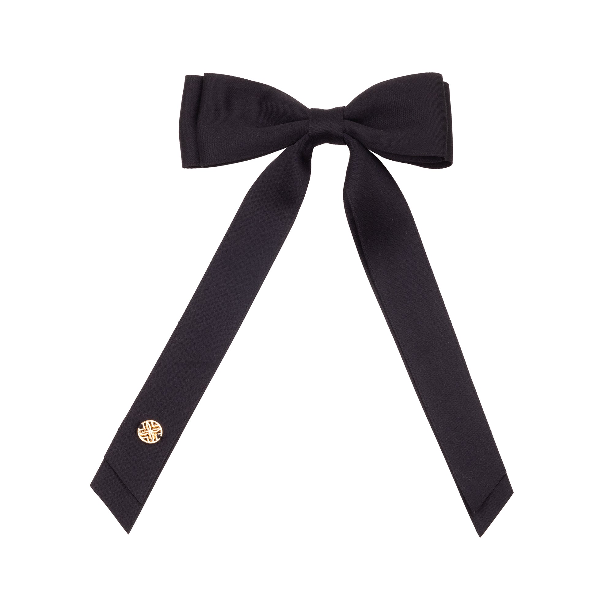 BLACK HAIR BOW