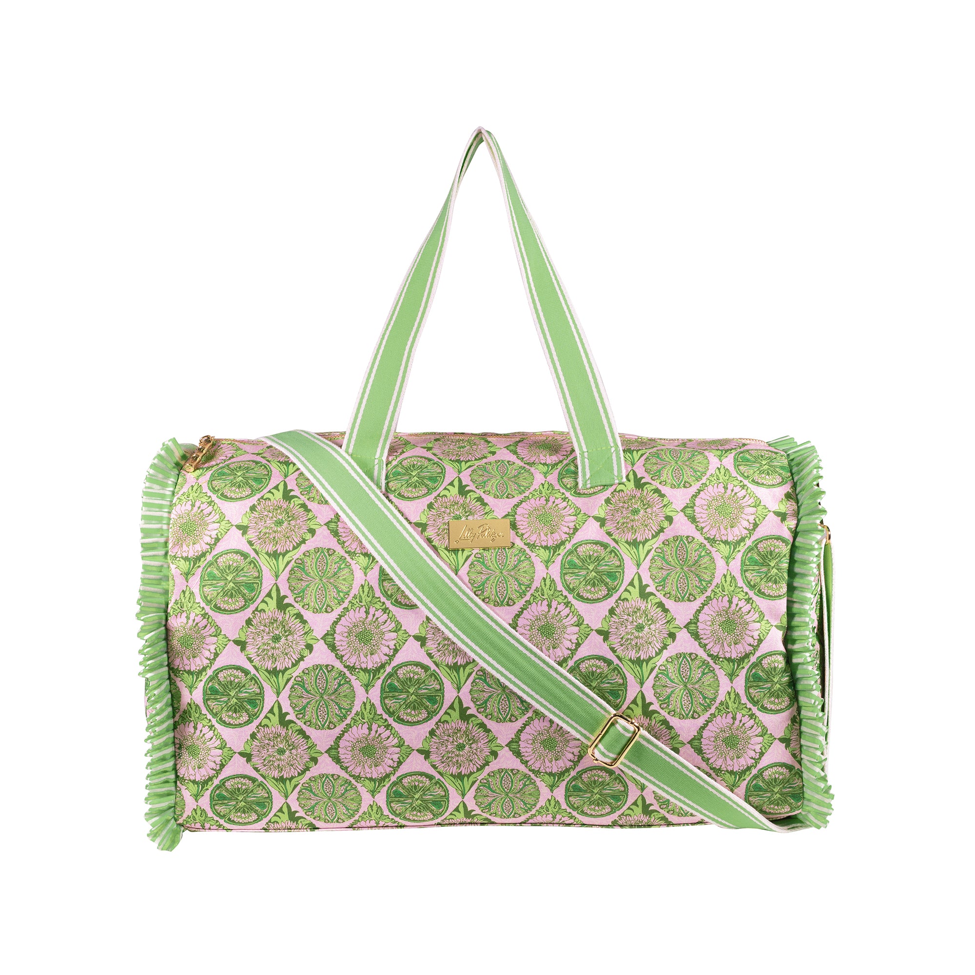 RUFFLE DUFFLE TOTE