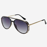 FREYRS Eyewear - Fulton Unisex Aviator Sunglasses: Gray Tortoise