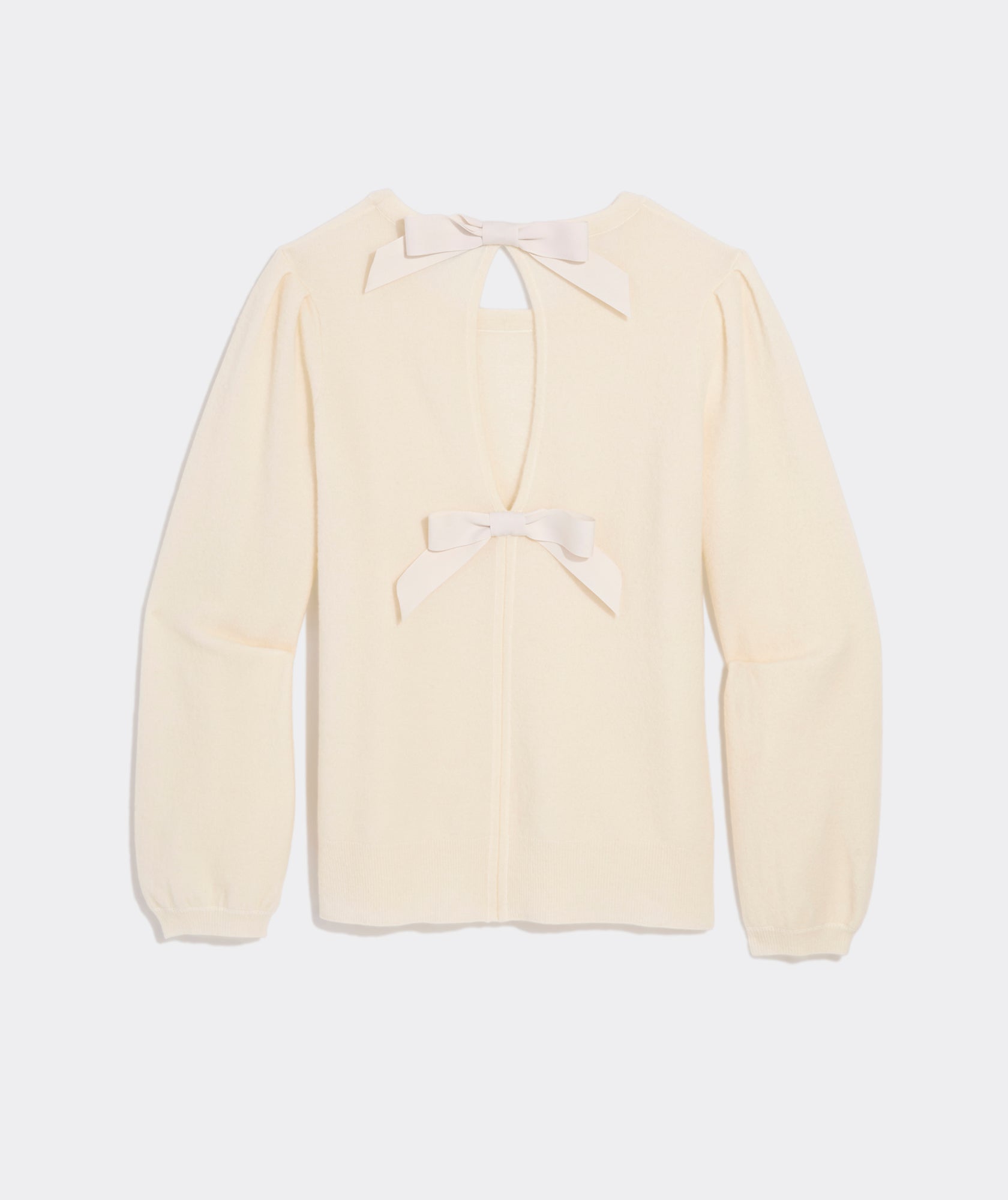 VV BOW BACK SWEATER