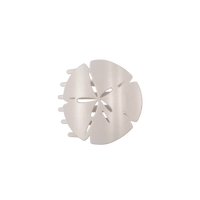 TELETIES - Sand Dollar | Medium | Flat Shape Hair Clip