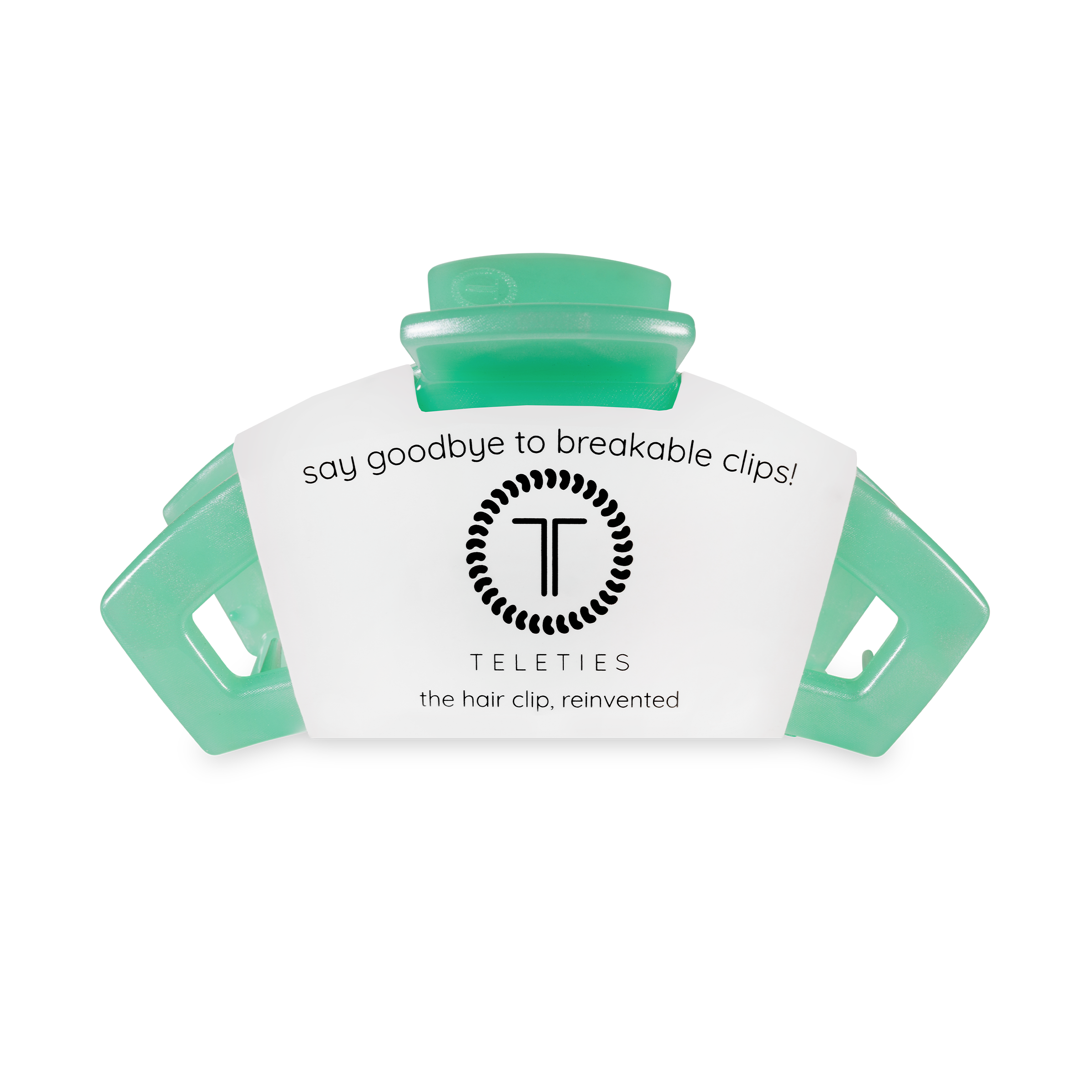 TELETIES - Open Hair Clip | Medium | Spring Splash