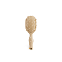 TELETIES - Mini Detangler Brush for Medium Hair - Tan