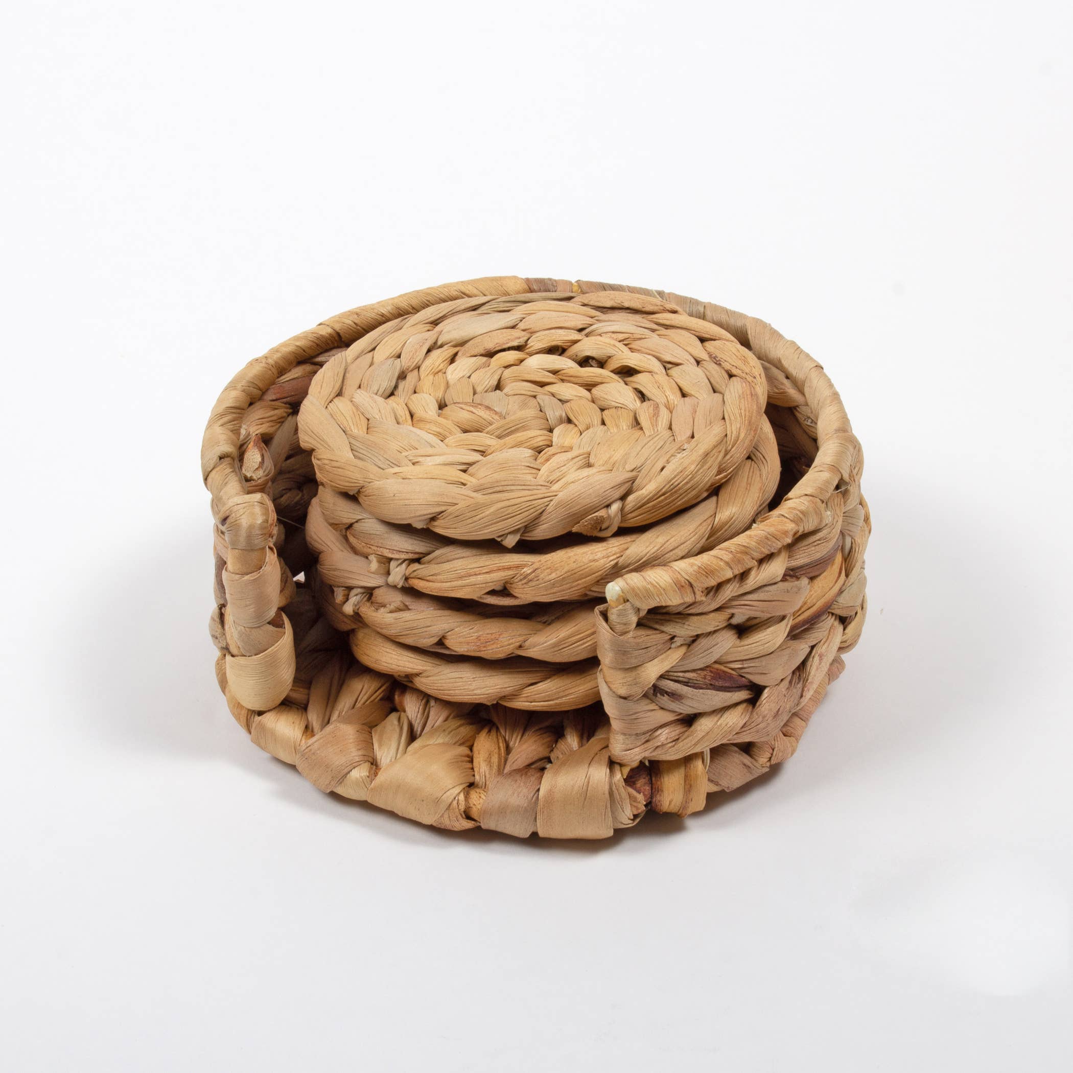 8 Oak Lane - Natural Woven Coaster Set