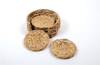 8 Oak Lane - Natural Woven Coaster Set