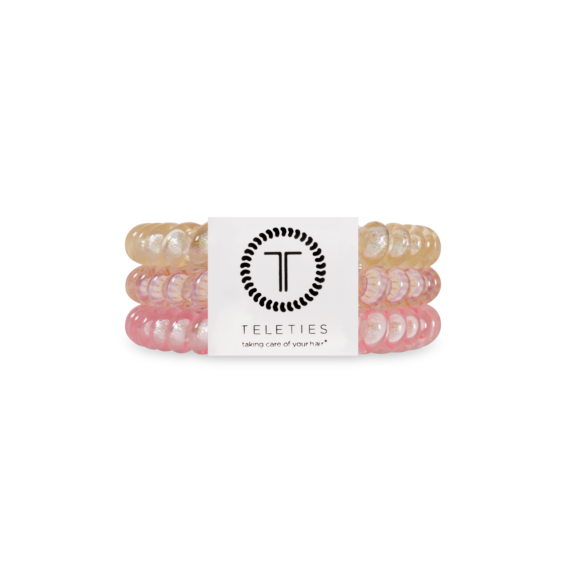 TELETIES - Spiral Hair Coils | Small | Meadow Mist
