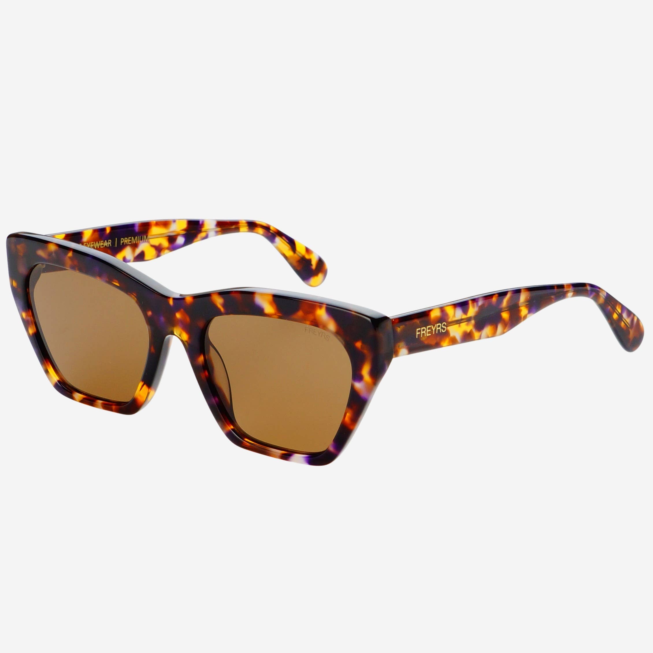 FREYRS Eyewear - Gia Acetate Cat Eye Sunglasses : Tortoise