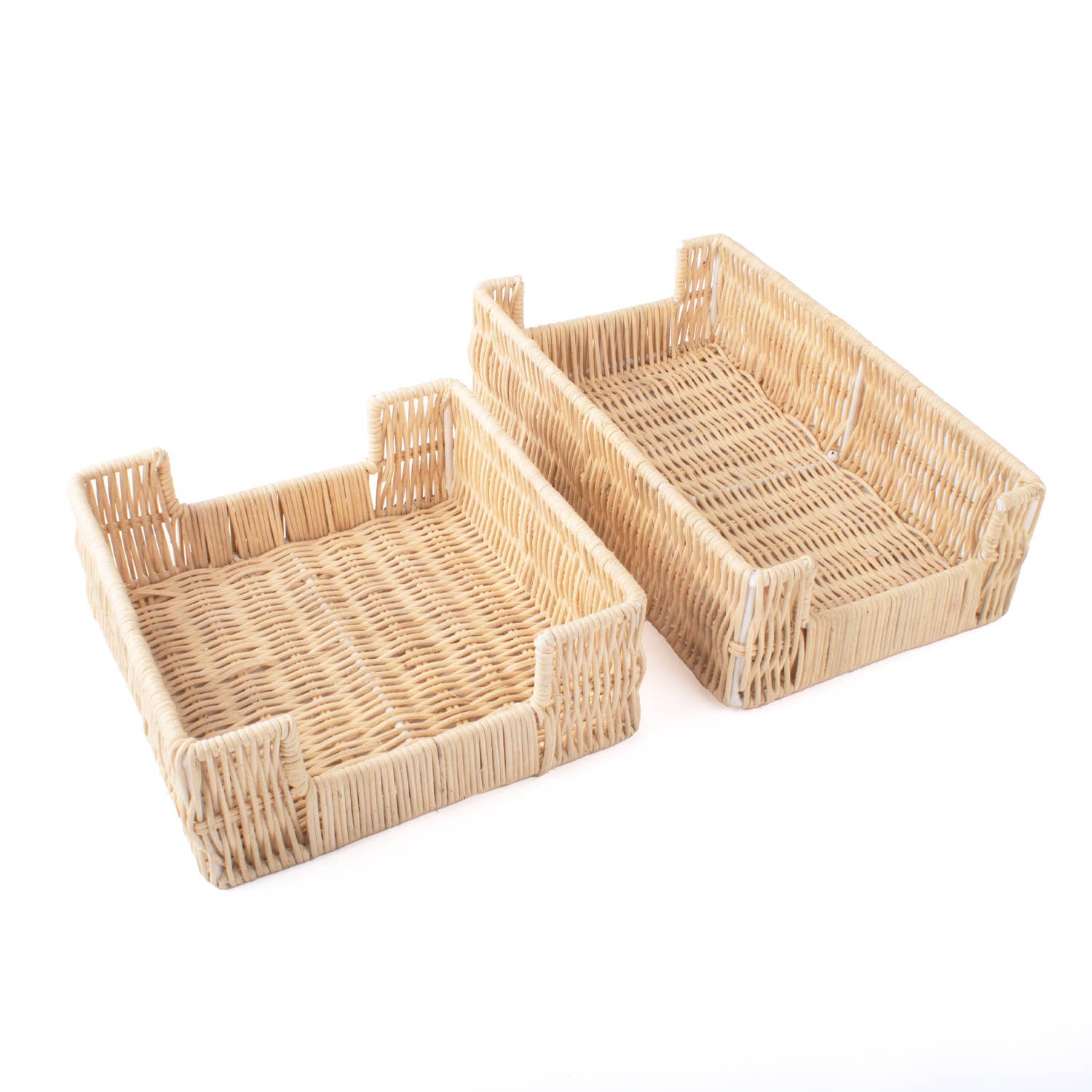 8 Oak Lane - Natural Rattan Beverage Napkin Tray