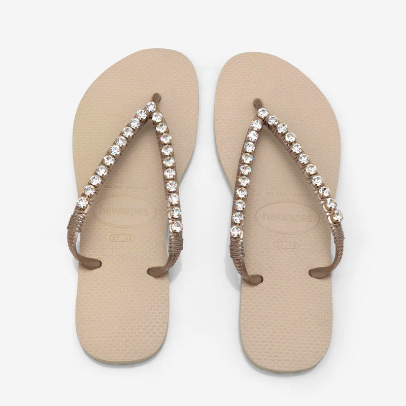 Crystal flip flop Mrs Perfect