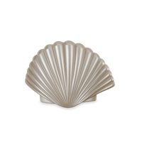 TELETIES - Shimmering Shell | Small | Flat Hair Clip