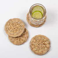 8 Oak Lane - Natural Woven Coaster Set