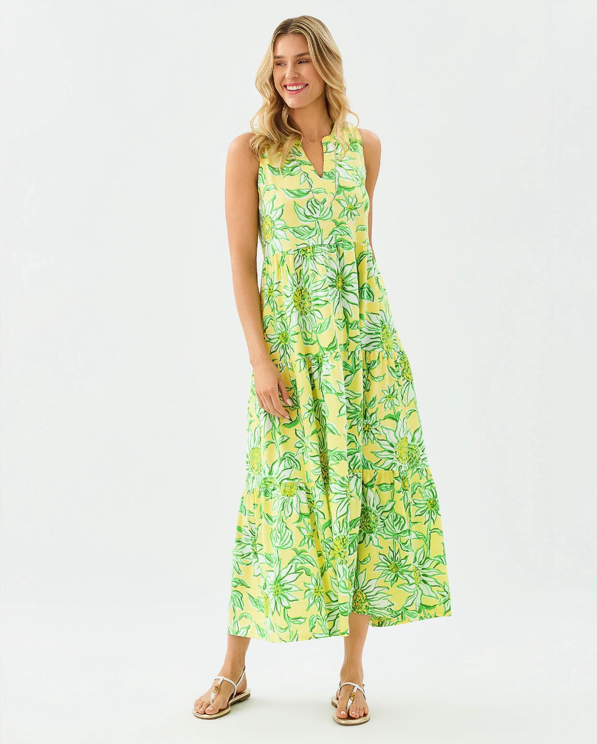 SYDNEE MAXI DRESS LIMONCELLO