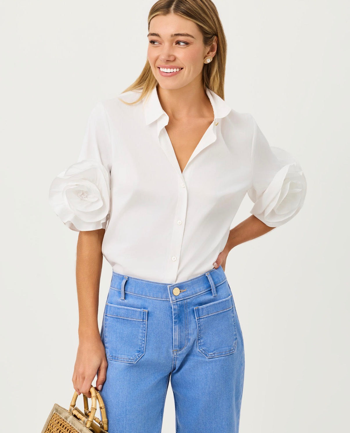 The Flower Lilly Shirt White
