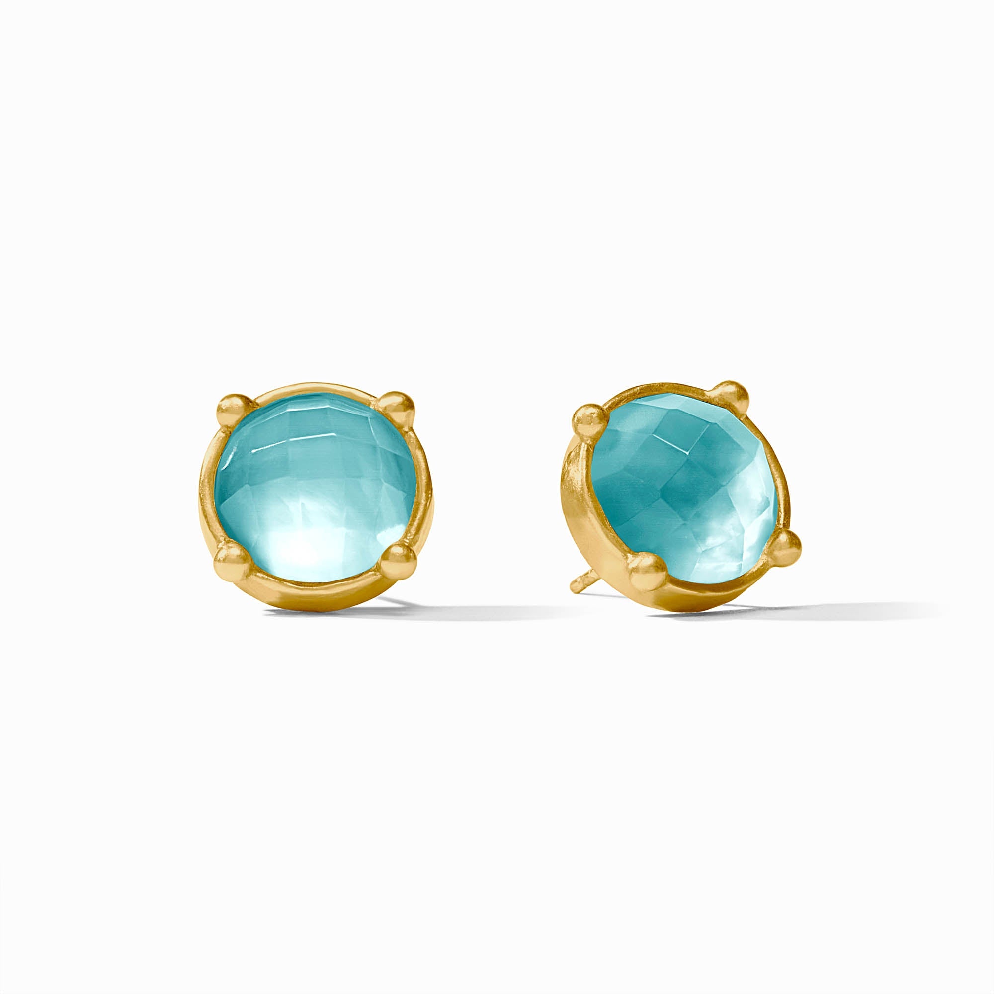 JV HONEY STUD EARRINGS BAHAMIAN BLUE