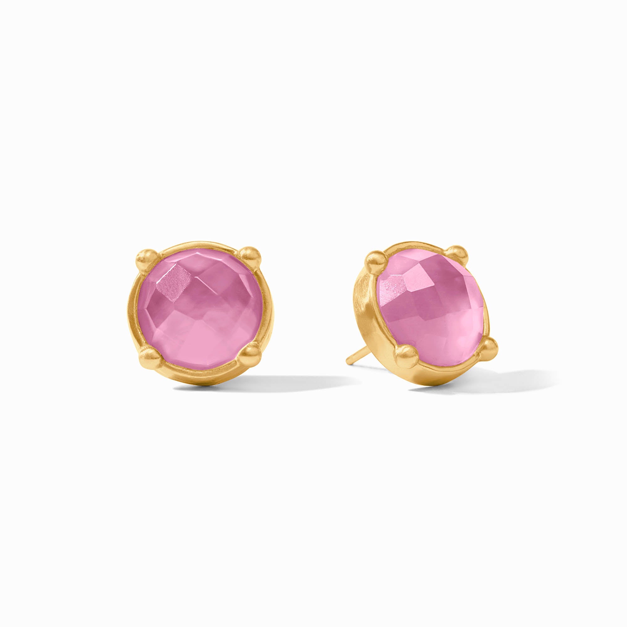 JV HONEY STUD EARRINGS TOURMALINE PINK