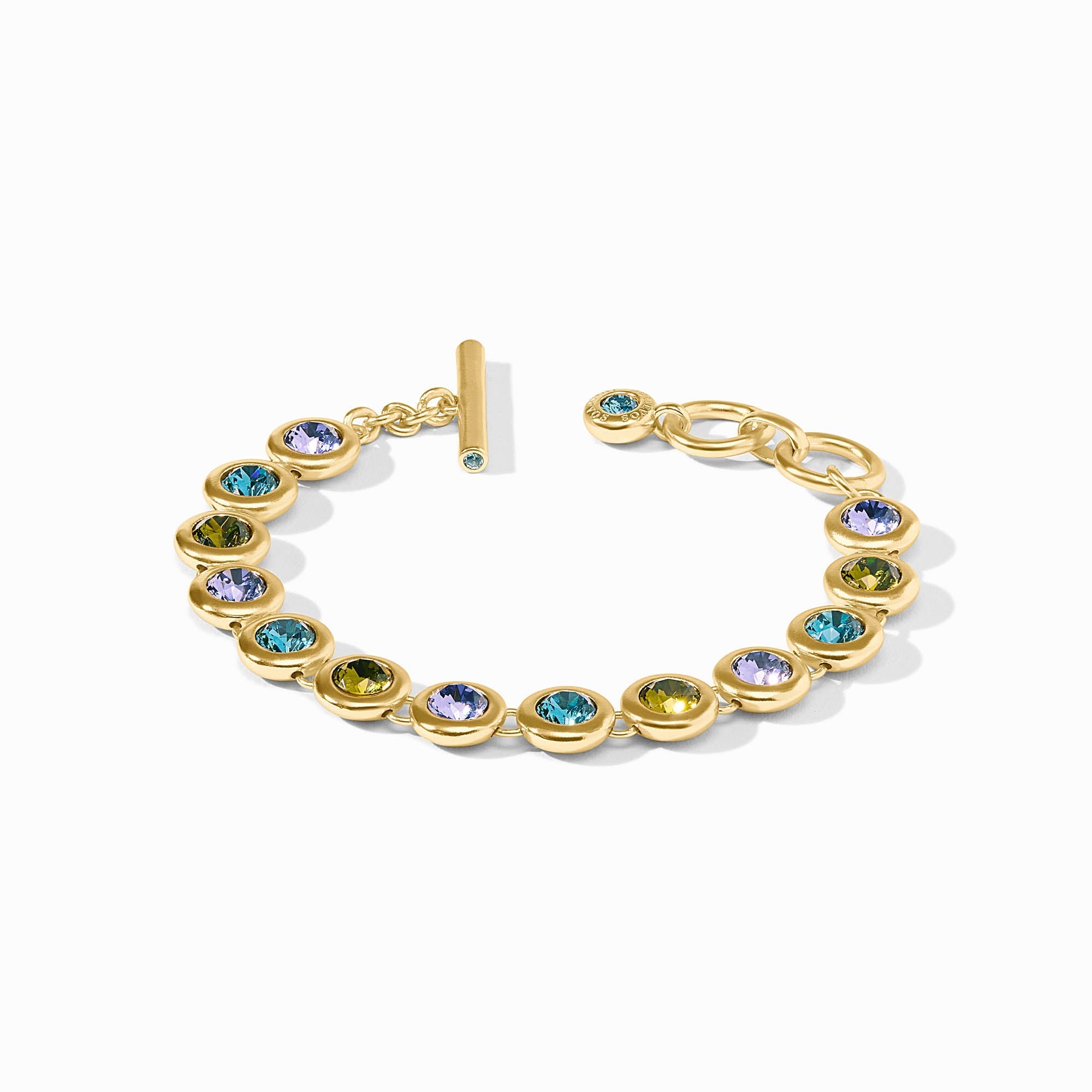 JV RAINBOW TENNIS BRACELET BLUE TWILIGHT