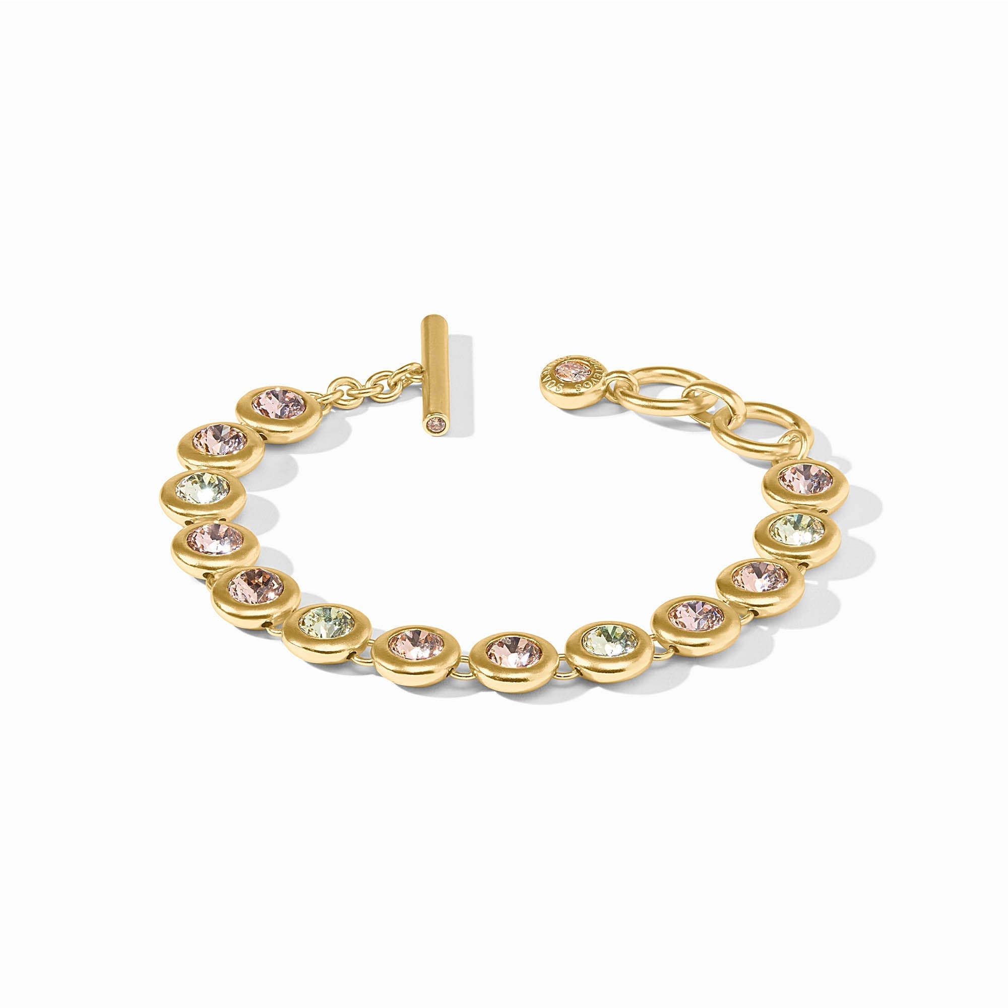 JV RAINBOW TENNIS BRACELET CHAMPAGNE RADIANCE