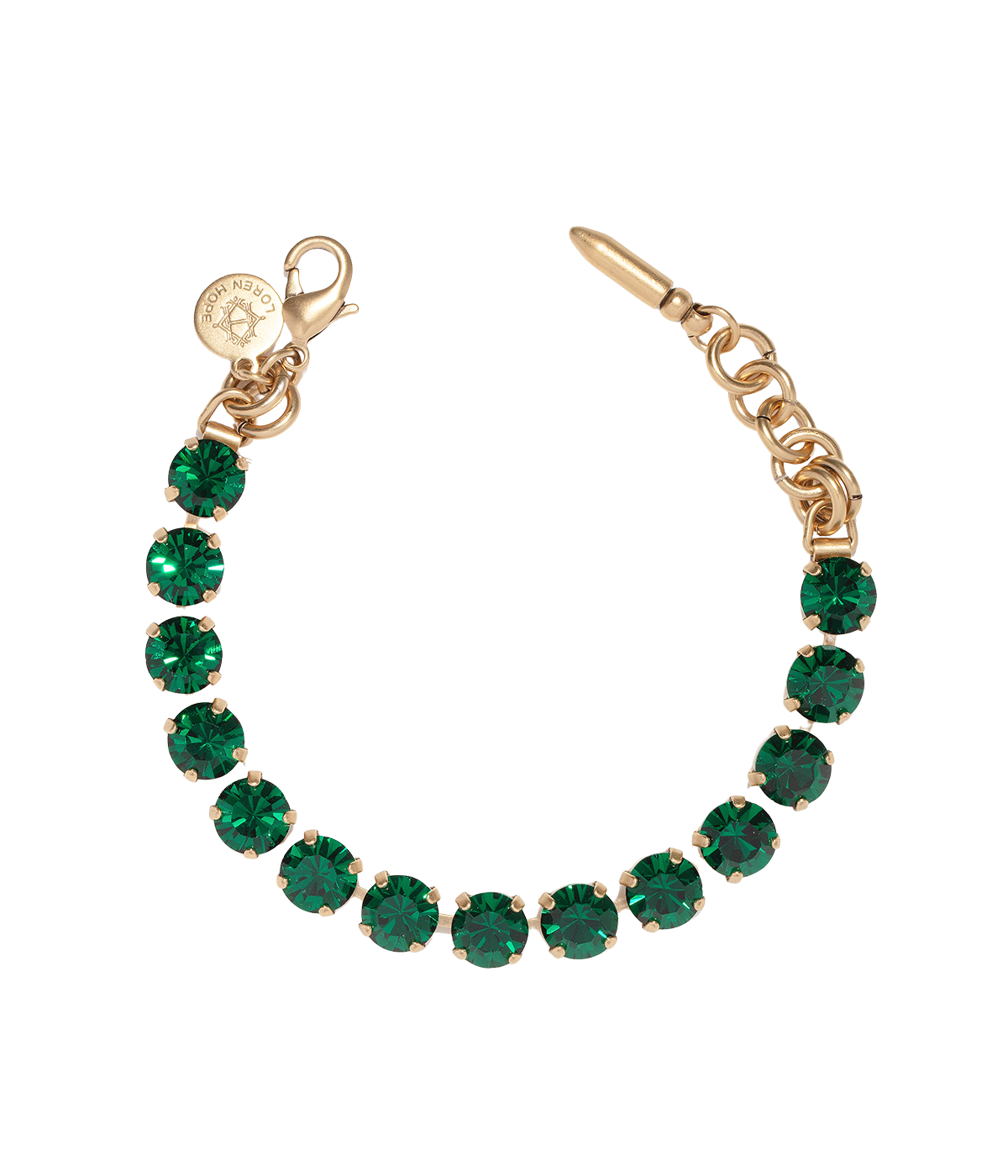 Loren Hope - Arista Bracelet in Emerald: Emerald