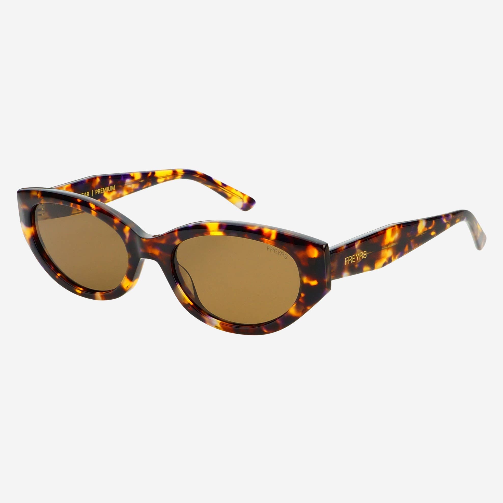 FREYRS Eyewear - Ameli Acetate Cat-Eye Sunglasses  : Tortoise