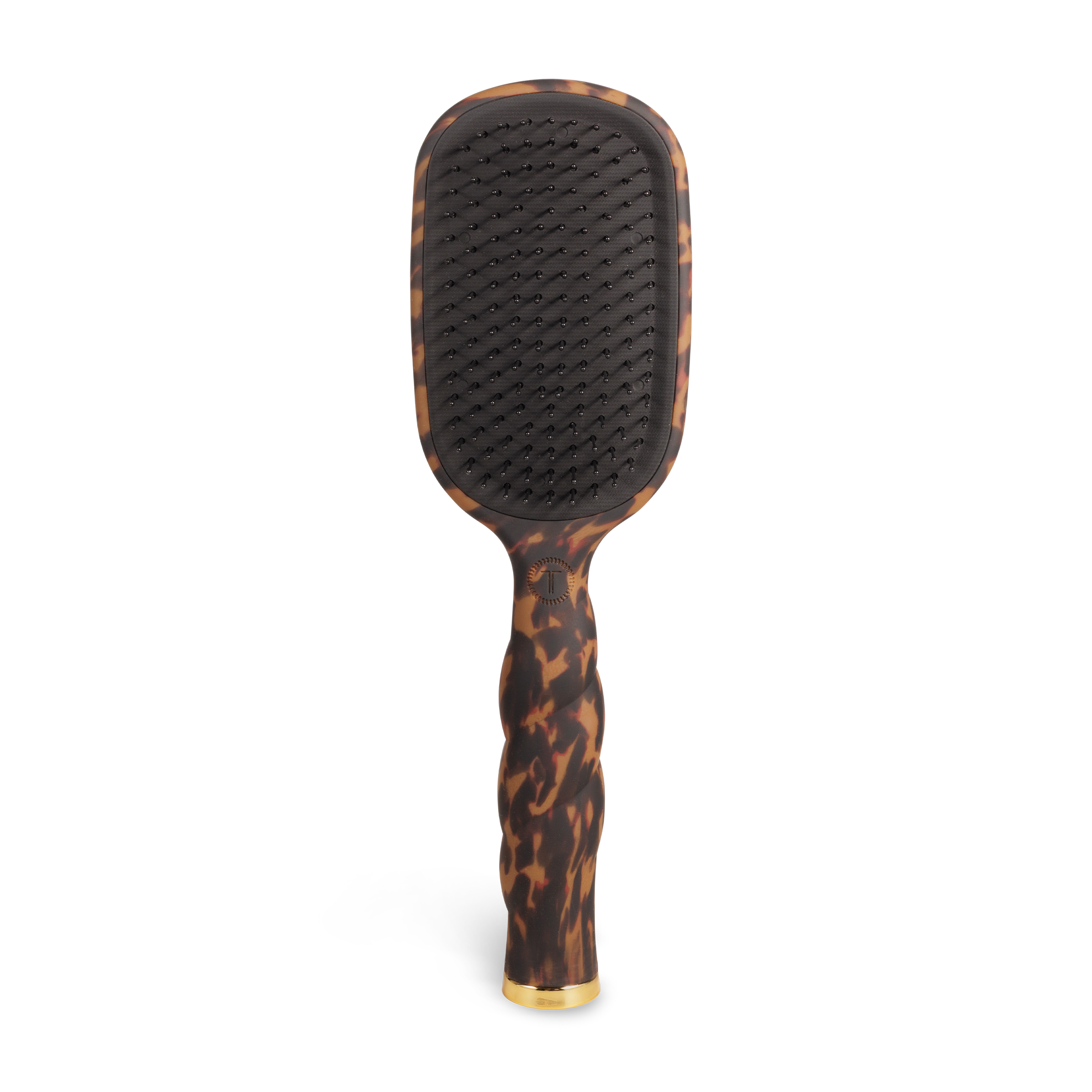 TELETIES - Detangler Hair Brush for Thick Hair - Tortoise