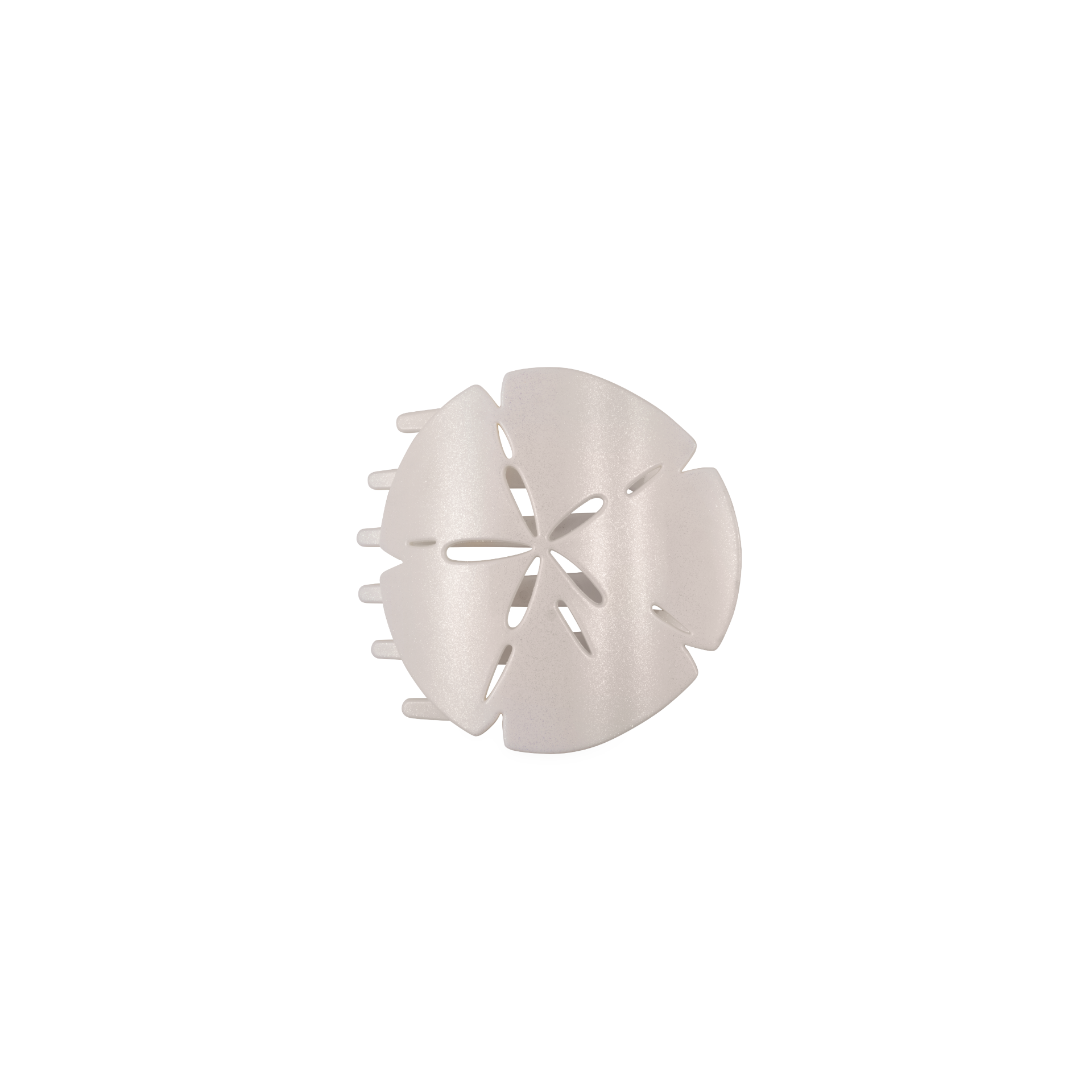TELETIES - Sand Dollar | Small | Flat Shape Hair Clip