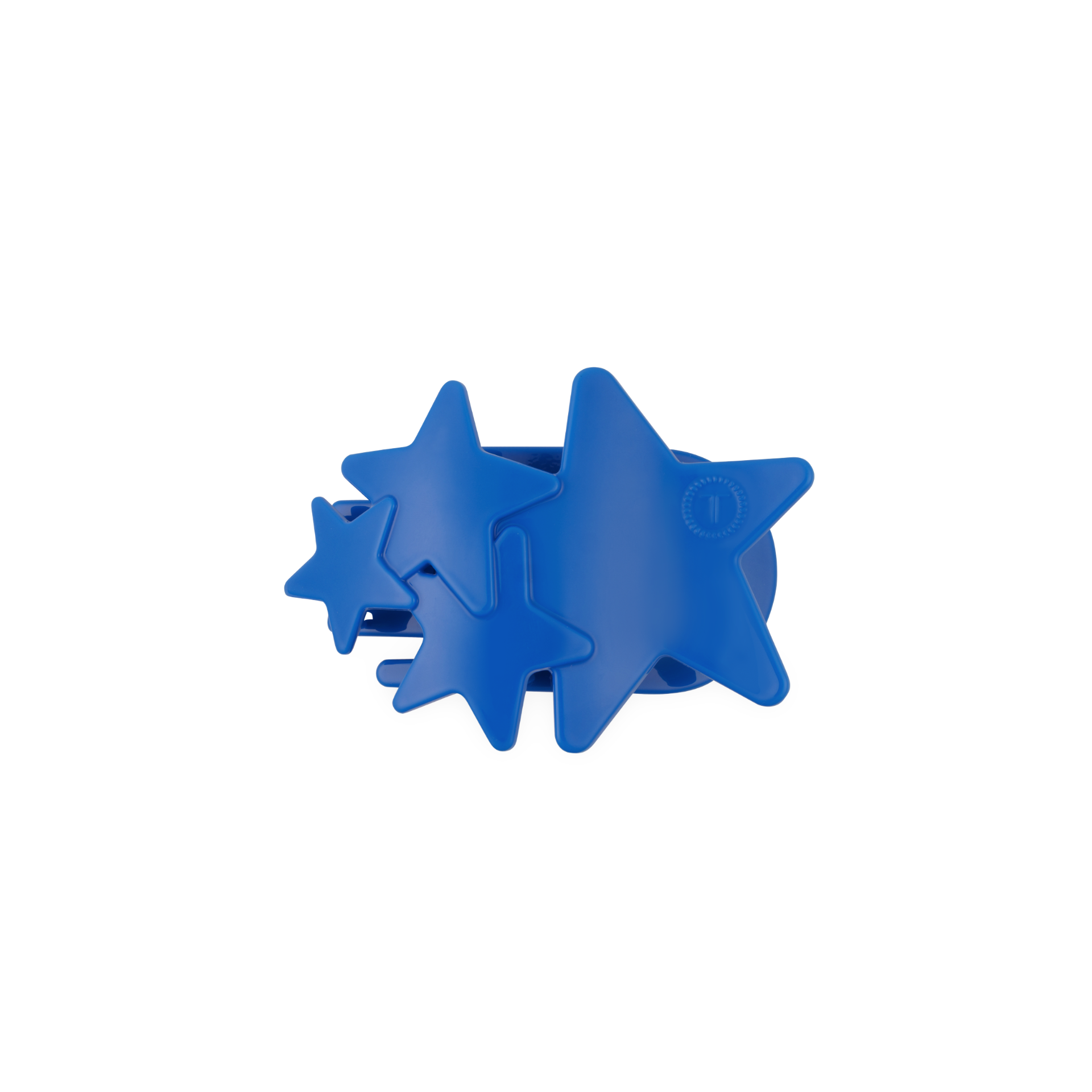 TELETIES - Flat Hair Clip | Small | Blue Shooting Star