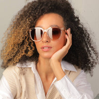 FREYRS Eyewear - Taylor Oversized Sunglasses: Tan