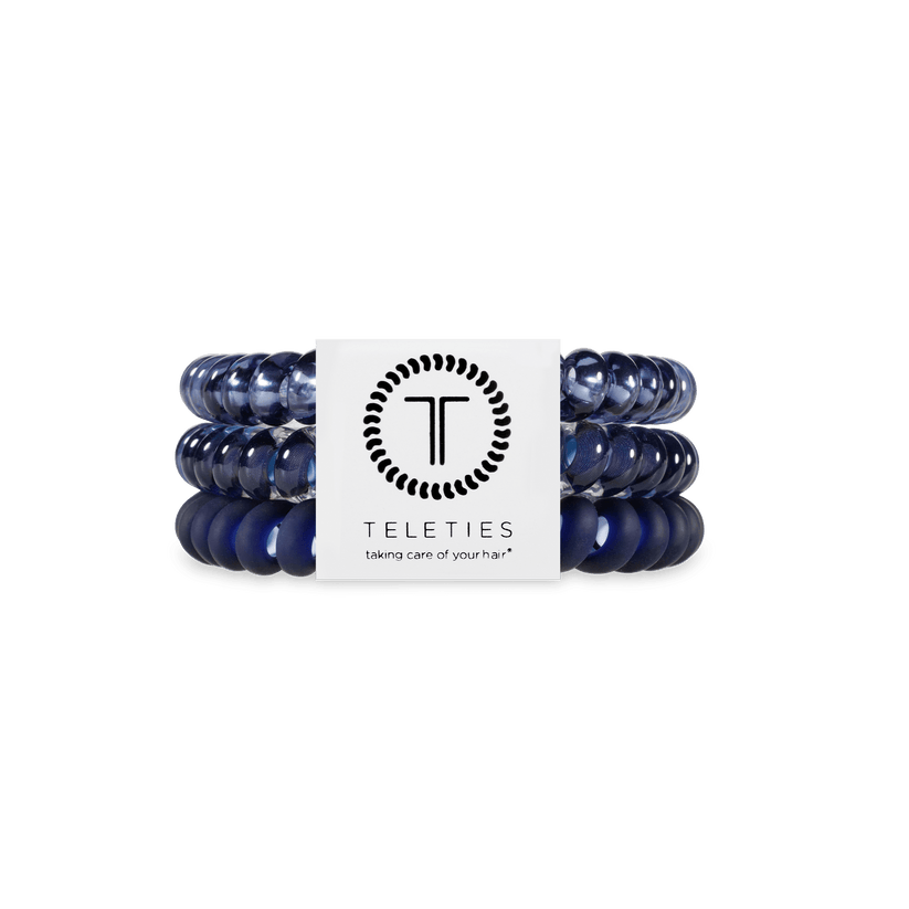TELETIES NIGHTFALL NAVY SMALL HAIR TIES